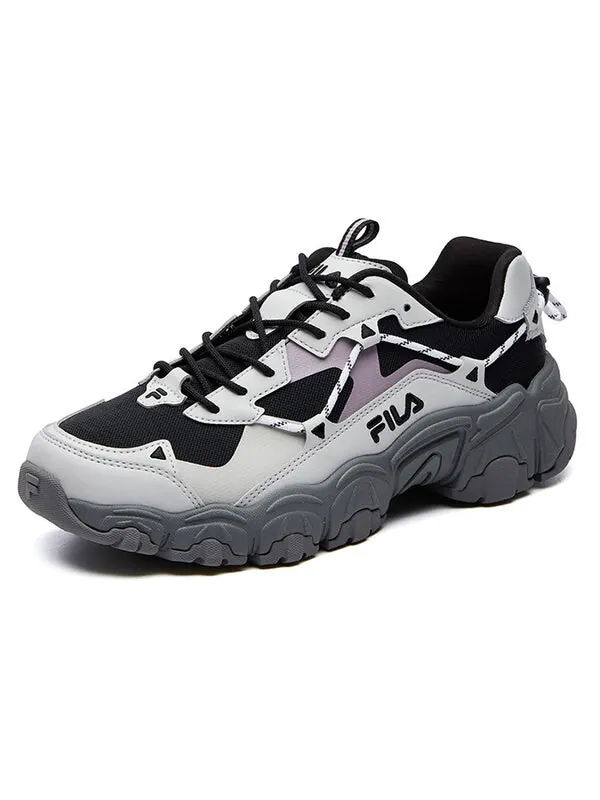 Кроссовки fluid low tops sports shoe black gray Fila — изображение 2 из 4, серый/черный