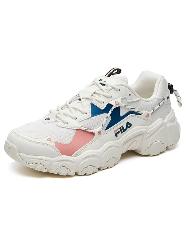 Кроссовки fluid low tops sports shoe white blue Fila — изображение 2 из 4, белый/синий/розовый