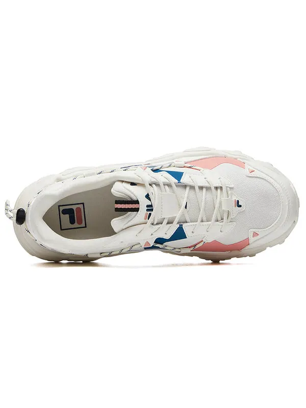 Кроссовки fluid low tops sports shoe white blue Fila — изображение 3 из 4, белый/синий/розовый