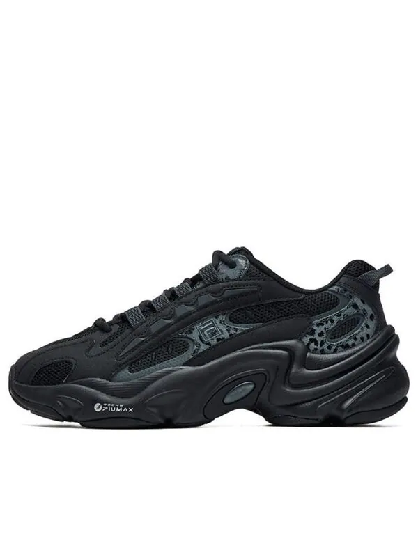 Кроссовки low-top running shoes leopard print for black/green Fila — изображение 1 из 4, черный/зеленый