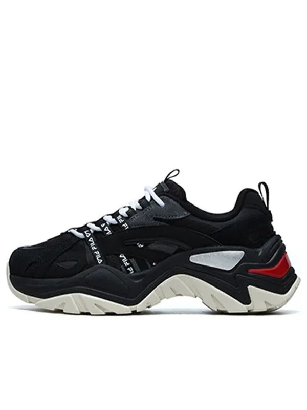Кроссовки heritage-fht low chunky sneakers gs black Fila — изображение 1 из 4, черный/серый