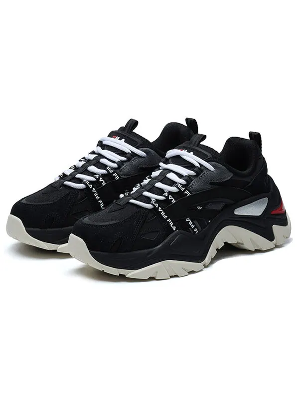 Кроссовки heritage-fht low chunky sneakers gs black Fila — изображение 2 из 4, черный/серый