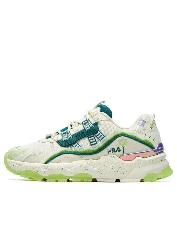 Кроссовки disruptor low sneakers 'white green' Fila — изображение 1 из 4, белый/зеленый