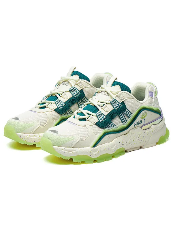 Кроссовки disruptor low sneakers 'white green' Fila — изображение 2 из 4, белый/зеленый