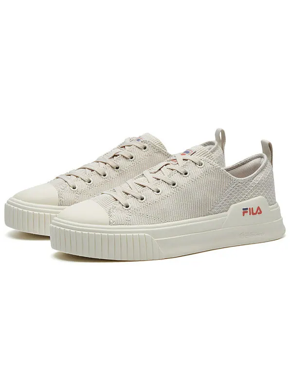 Кроссовки fashion court low-top sneakers creamy/white Fila — изображение 3 из 4, белый