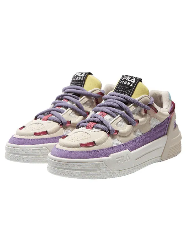 Кроссовки salto low-top white/purple Fila — изображение 2 из 4, белый/фиолетовый