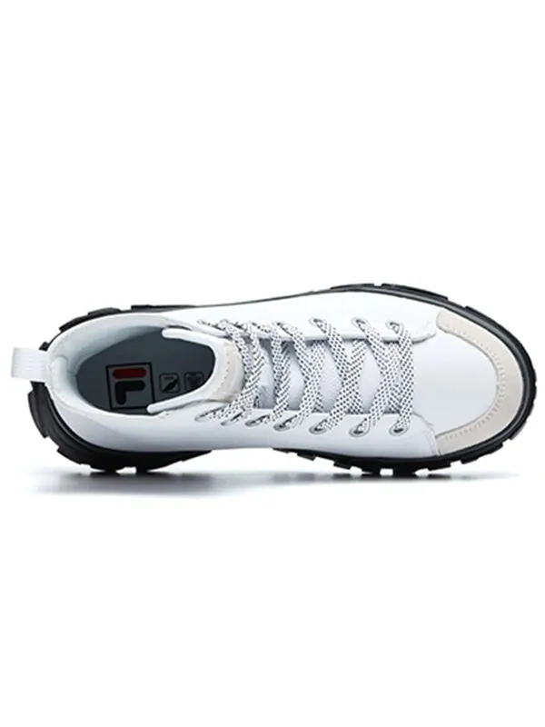 Кроссовки casual high top outdoor white black Fila — изображение 2 из 4, белый/черный