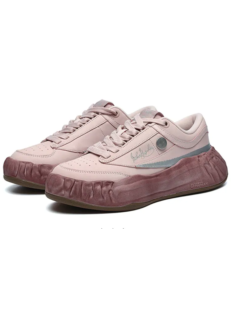 Кеды (WMNS) MIHARA x FILA FM-15 Casual Skateboarding Shoes Rose — изображение 2 из 5, красный