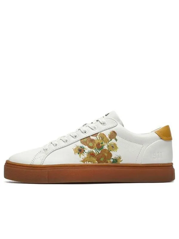 Кроссовки low-top sneakers white/coffee Fila — изображение 1 из 4, белый/темный