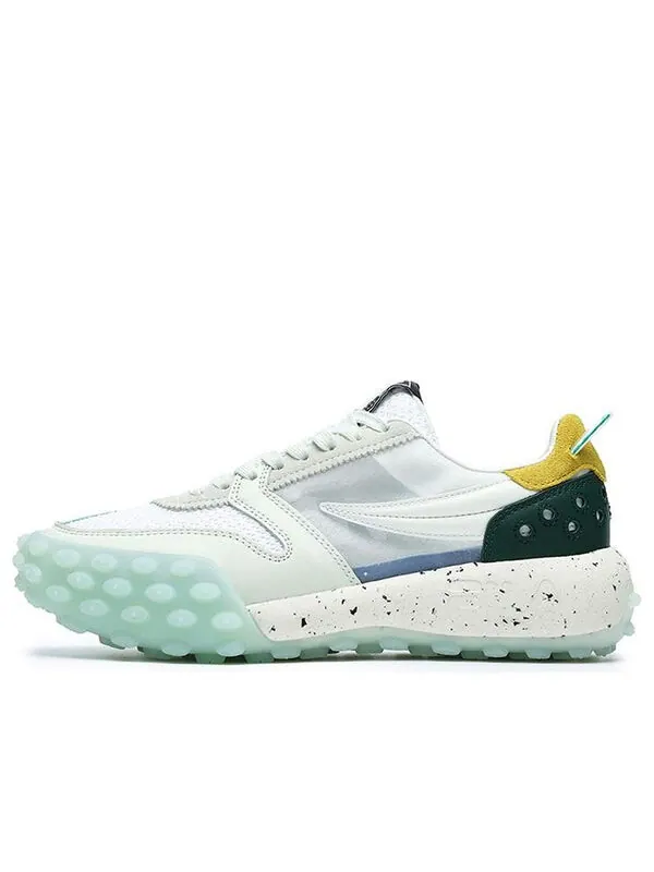 Кроссовки gara sport shoes 'white green black' Fila — изображение 1 из 4, белый/зеленый/черный
