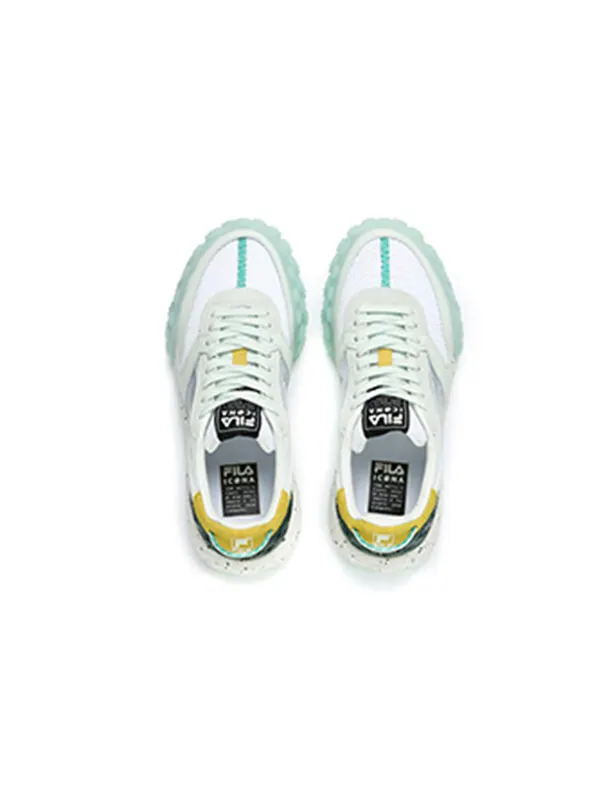 Кроссовки gara sport shoes 'white green black' Fila — изображение 3 из 4, белый/зеленый/черный