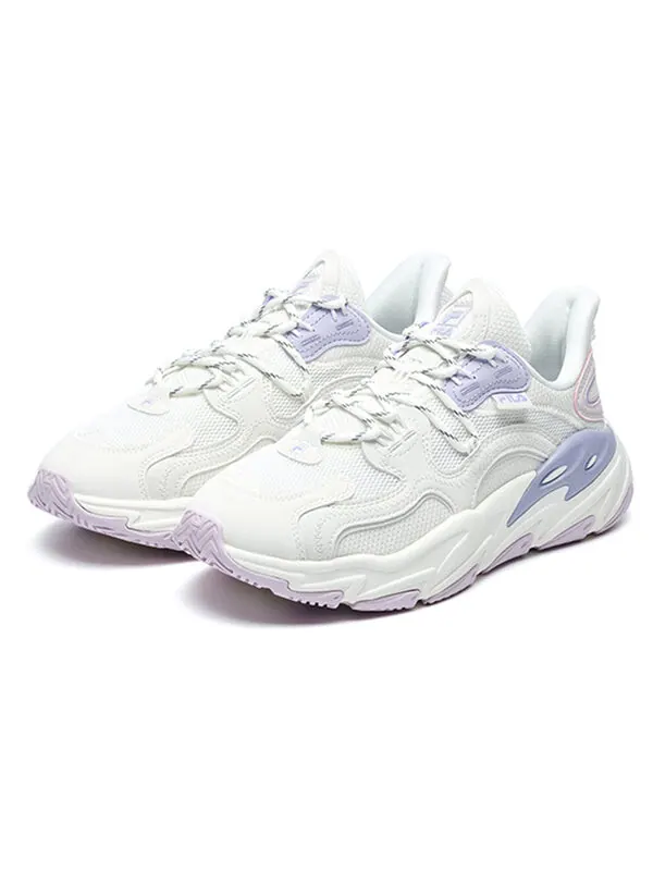 Кроссовки wave low-top shoes 'white purple' Fila — изображение 2 из 4, белый/фиолетовый
