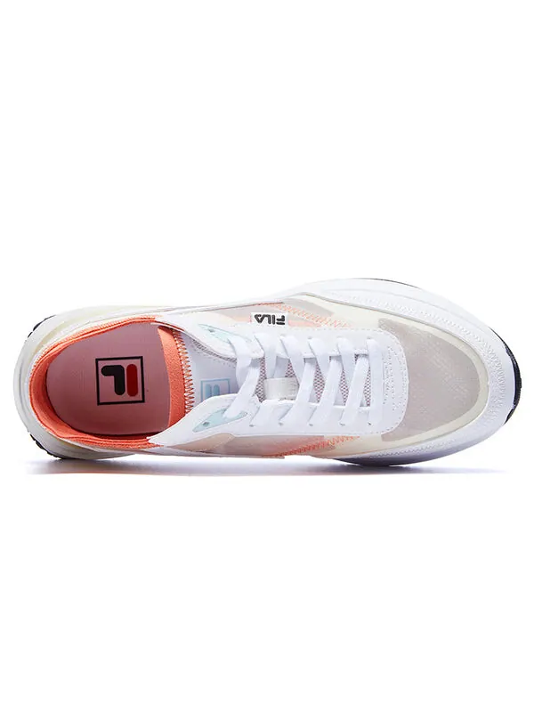 Кроссовки renno classics sneakers 'white orange' Fila — изображение 3 из 4, белый/оранжевый