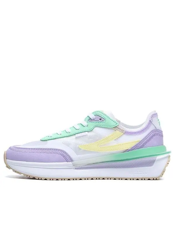 Кроссовки renno classics sneakers 'white lilac green' Fila — изображение 1 из 4, белый//зеленый