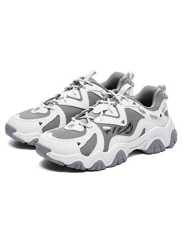Кроссовки fluid 4 cat claw fashion shoes 'white grey' Fila — изображение 2 из 4, белый/серый