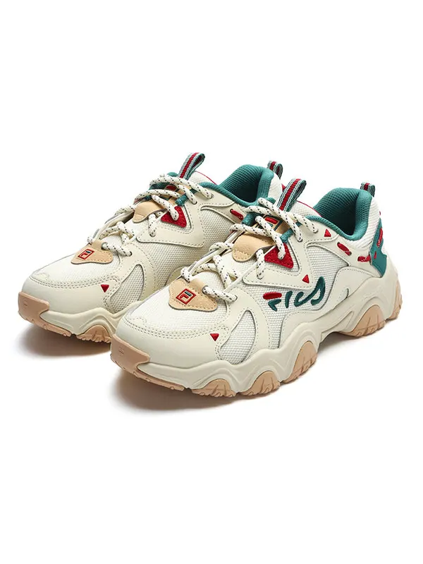 Кроссовки fluid 4 sneakers 'cream green red' Fila — изображение 2 из 4