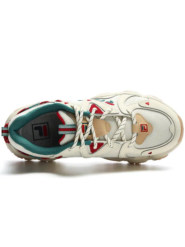 Кроссовки fluid 4 sneakers 'cream green red' Fila — изображение 3 из 4