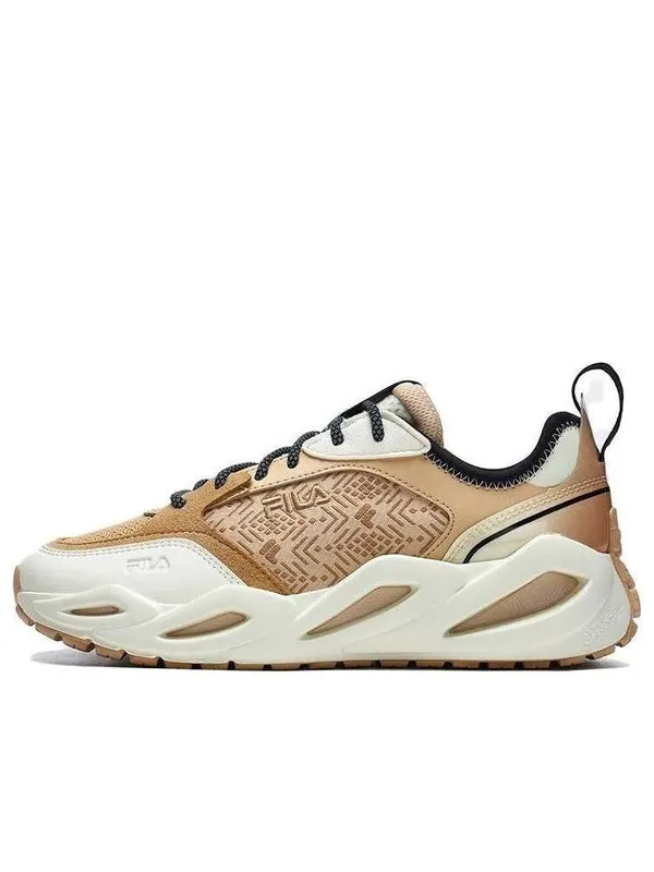 Кроссовки sportswear sneakers 'tan white' Fila — изображение 1 из 4, бежевый/белый/черный