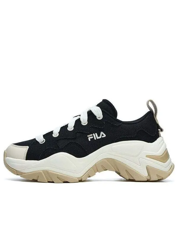 Кроссовки 'black' Fila — изображение 1 из 4, белый/черный