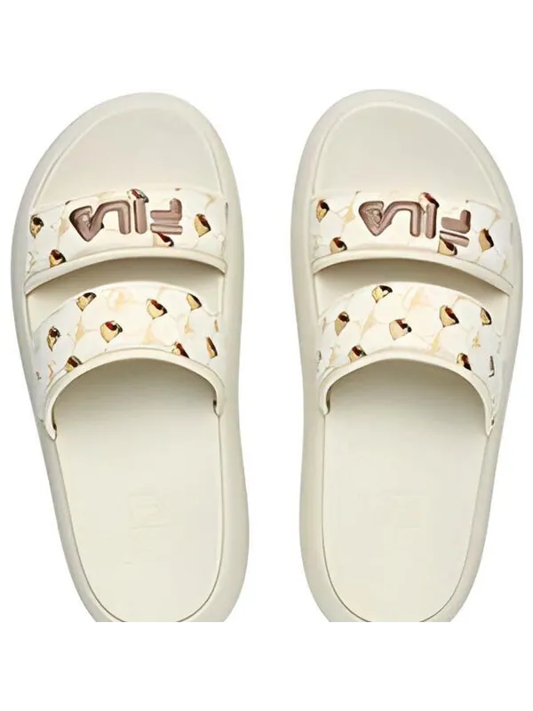 Тапочки donut 'beige' Fila — изображение 3 из 4, бежевый