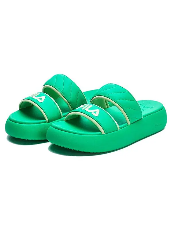Тапочки dount 'green' Fila — изображение 3 из 4, зеленый