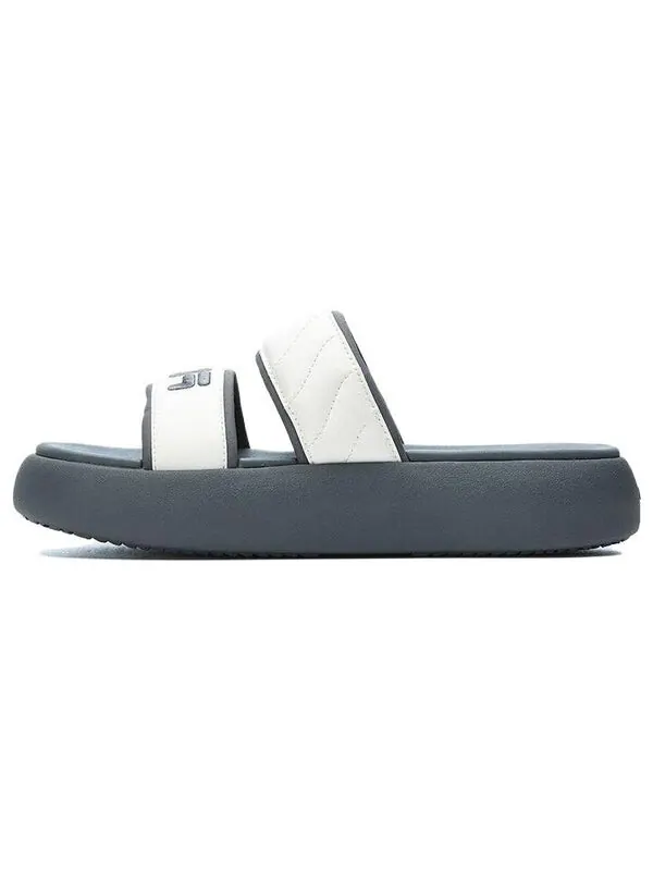 Тапочки dount 'white grey' Fila — изображение 2 из 4, серый