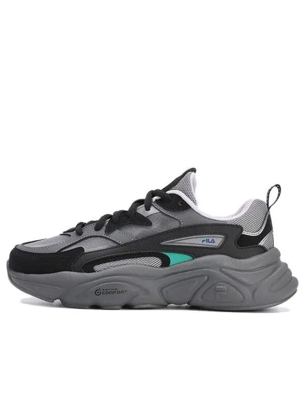 Кроссовки mars 1s breathable retro sneakers 'grey black' Fila — изображение 1 из 4, черный/серый