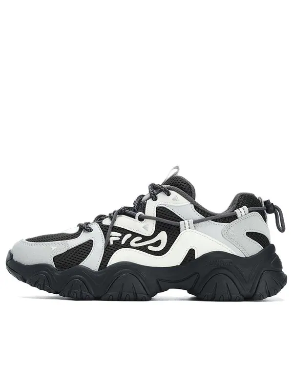 Кроссовки fluid 4 sneakers 'black grey white' Fila — изображение 1 из 4, черный/белый/серый