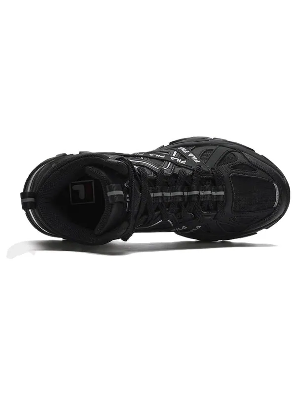 Кроссовки sofia 1s mid shoes 'black velvet' Fila — изображение 3 из 4, черный/белый