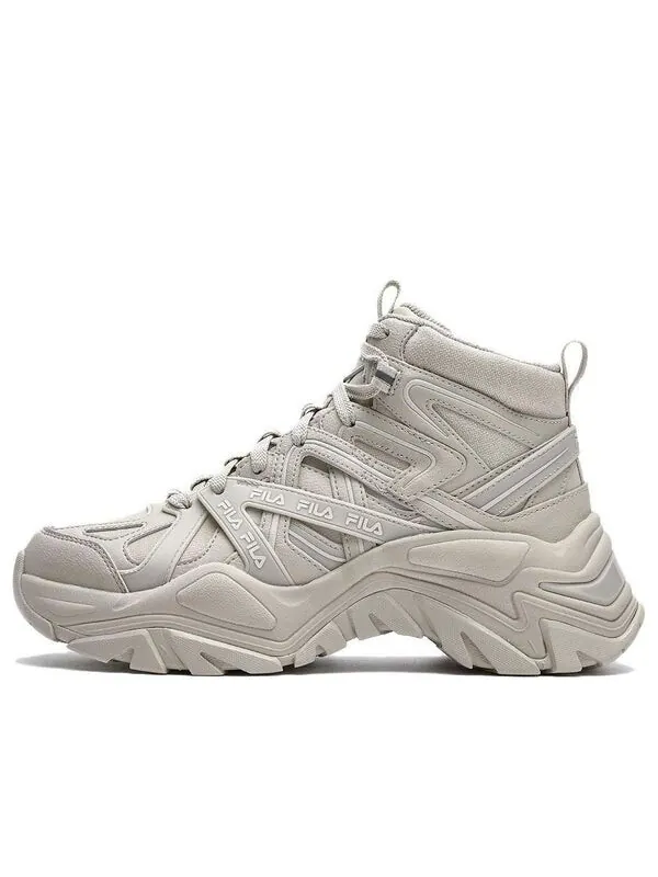Кроссовки sofia 1s mid shoes 'cream white' Fila — изображение 1 из 4, кремовый белый