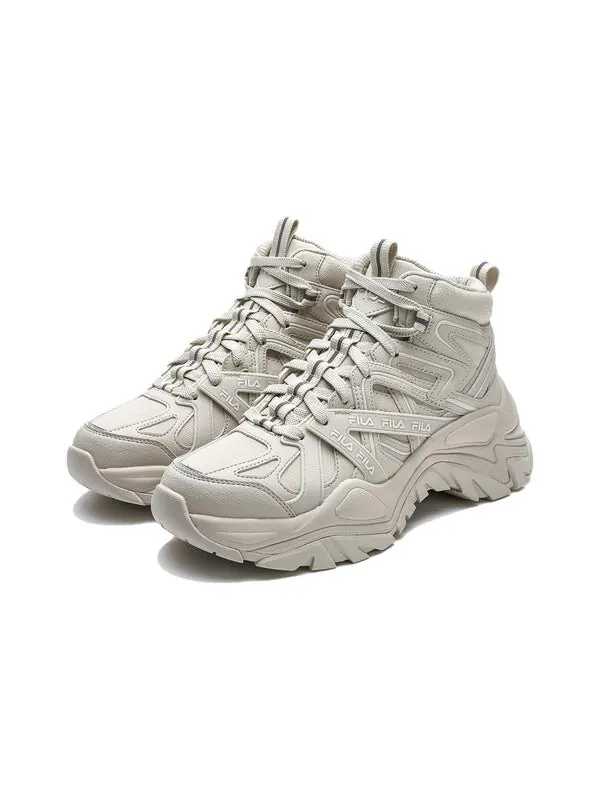 Кроссовки sofia 1s mid shoes 'cream white' Fila — изображение 2 из 4, кремовый белый