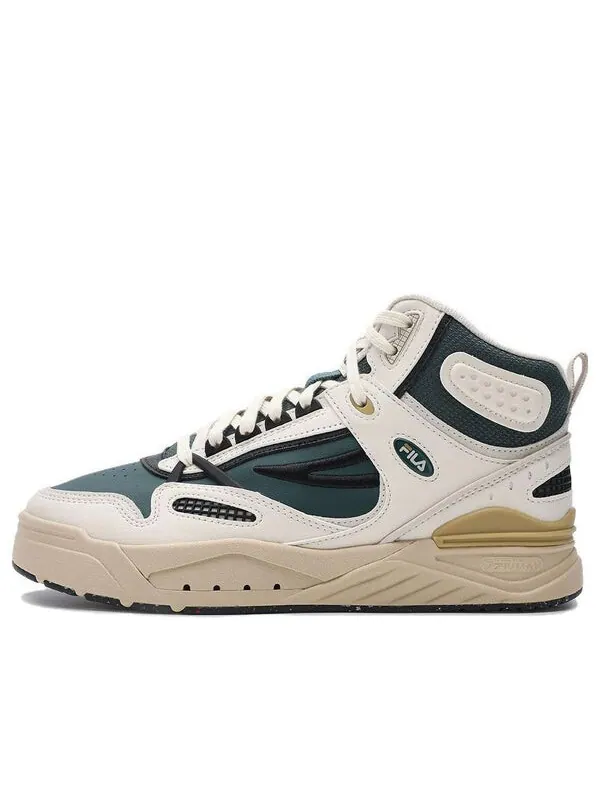 Кроссовки high-top sneakers 'white green' Fila — изображение 1 из 4, белый/зеленый