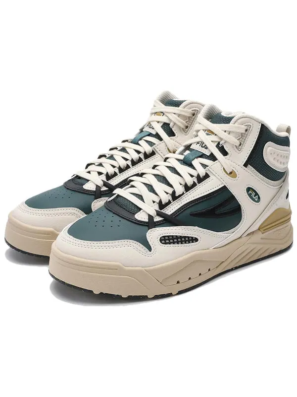 Кроссовки high-top sneakers 'white green' Fila — изображение 2 из 4, белый/зеленый
