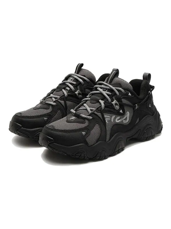 Кроссовки fluid 4 sneakers 'black grey' Fila — изображение 2 из 3, черный/серый