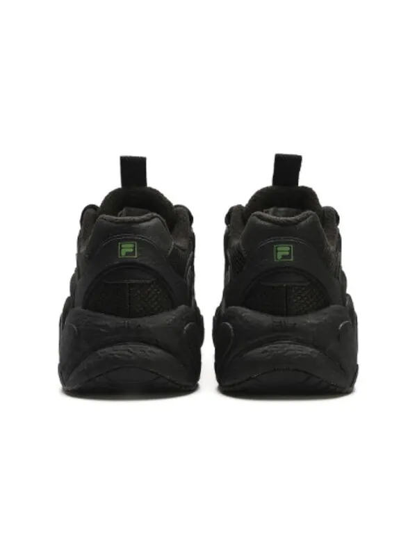 Кроссовки croissant chunky sneakers 'black' Fila — изображение 4 из 4, черный/зеленый