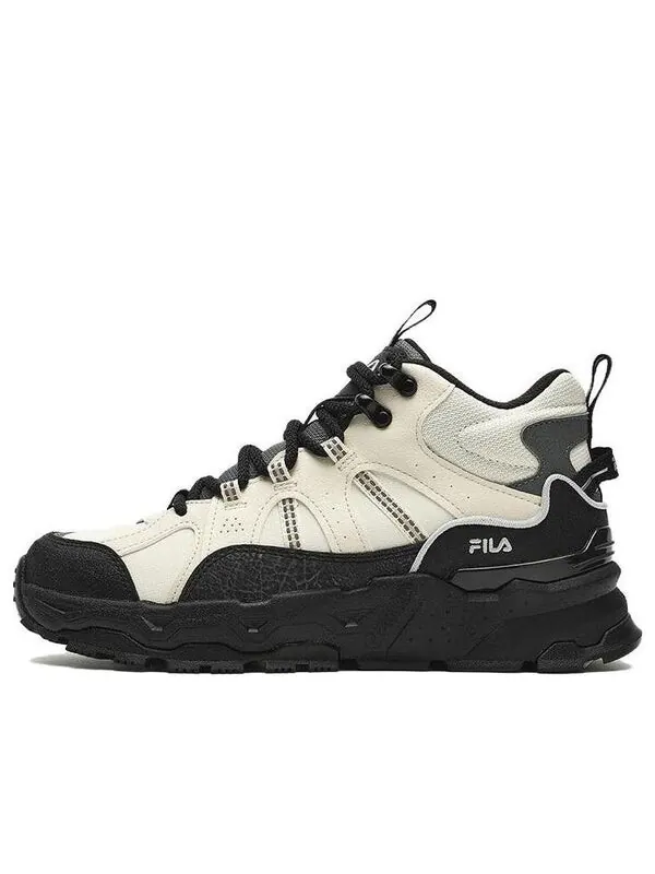 Кроссовки trek 1s high-top sneakers 'white black' Fila — изображение 1 из 4, белый/черный