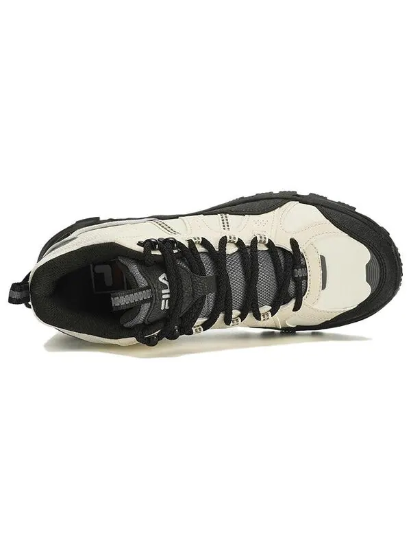 Кроссовки trek 1s high-top sneakers 'white black' Fila — изображение 2 из 4, белый/черный