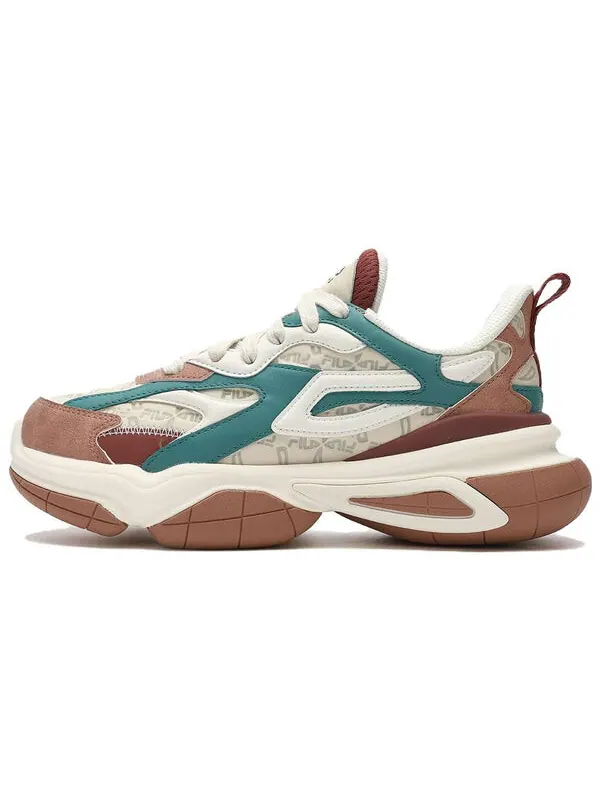 Кроссовки daddy shoes 'white brown green' Fila — изображение 3 из 3, белый/коричневый/зеленый