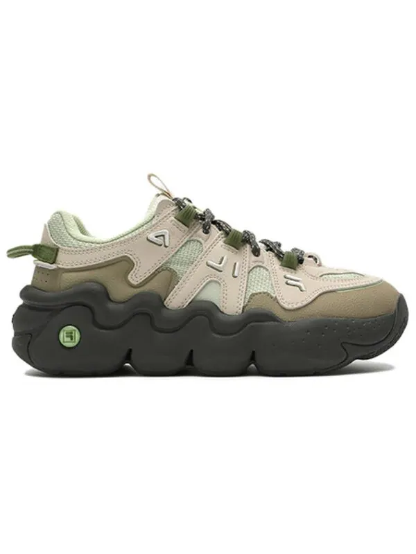 Кроссовки panini running shoes 'beige green' Fila — изображение 3 из 4, бежевый/черный/зеленый