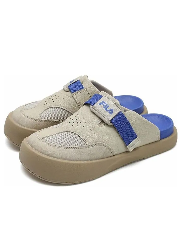 Шлепанцы (WMNS) Fila Smila 'Beige Blue' — изображение 3 из 5, бежевый