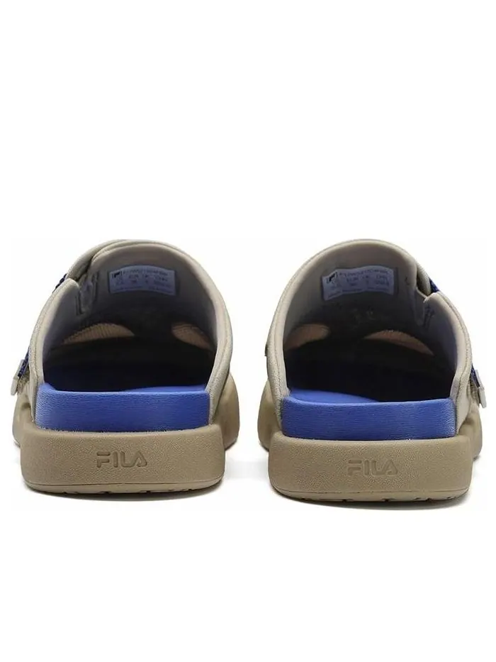 Шлепанцы (WMNS) Fila Smila 'Beige Blue' — изображение 4 из 5, бежевый