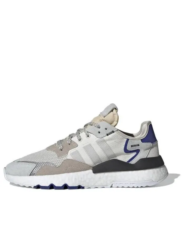 Кроссовки ночные джоггеры Adidas — изображение 1 из 4, белый/синий