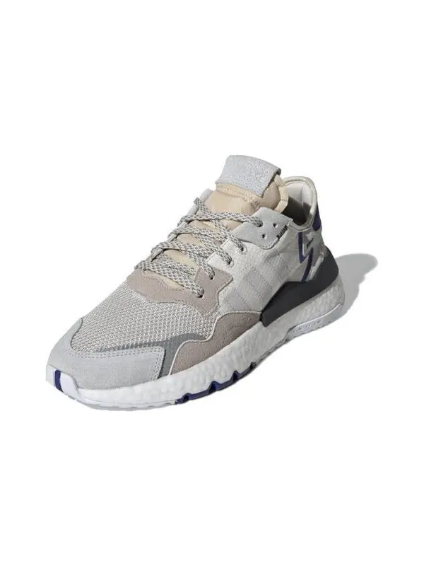 Кроссовки ночные джоггеры Adidas — изображение 2 из 4, белый/синий