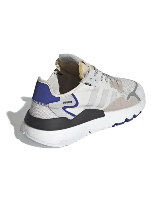 Кроссовки ночные джоггеры Adidas — изображение 3 из 4, белый/синий