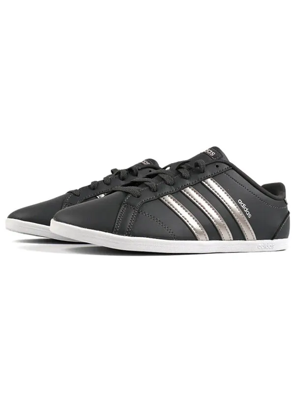 Кроссовки neo coneo qt серебристые Adidas — изображение 2 из 4, черный/серебристый