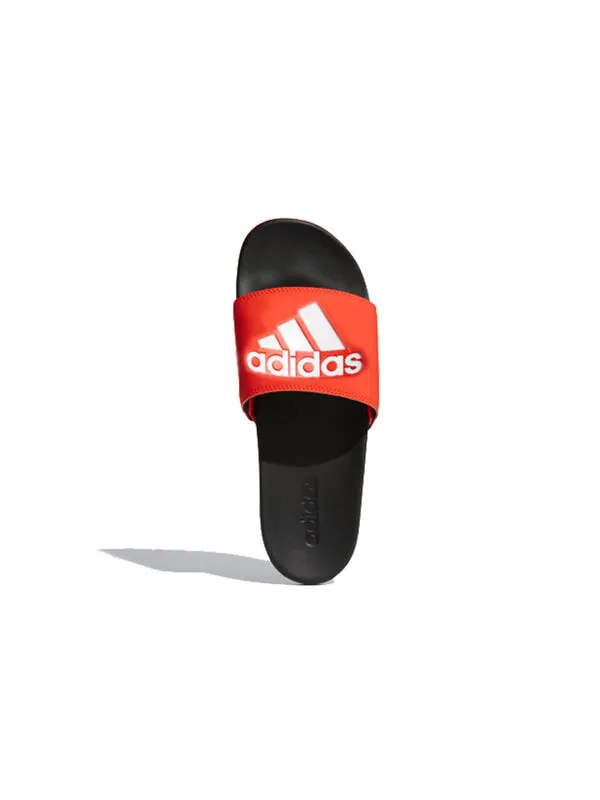 Тапочки adilette comfort slides 'active red' Adidas — изображение 4 из 4, оранжевый/черный
