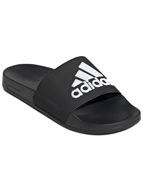 Тапочки adilette shower 'black' Adidas — изображение 2 из 4, черный