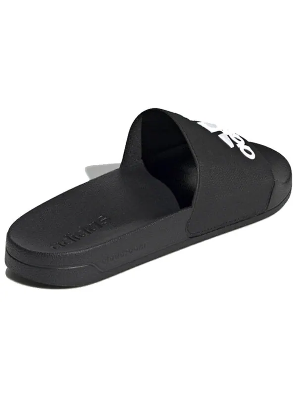 Тапочки adilette shower 'black' Adidas — изображение 3 из 4, черный
