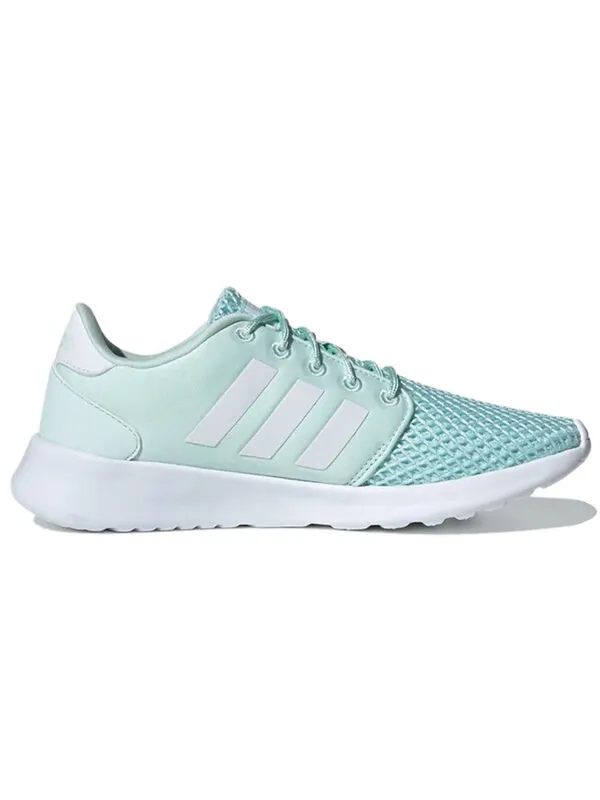 Кроссовки neo qt racer Adidas — изображение 2 из 4, зеленый/белый