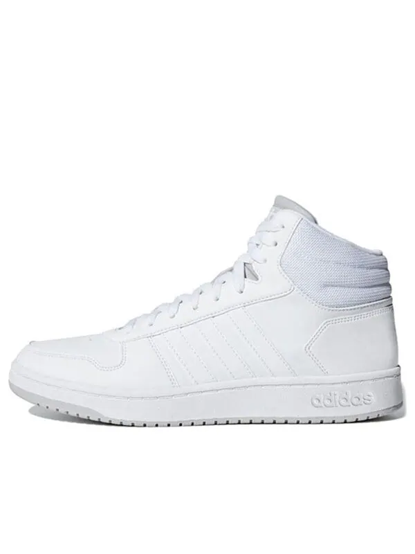 Кроссовки hoops 2.0 средние Adidas — изображение 1 из 4, белый